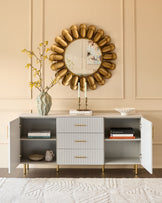 Albury light grey sideboard