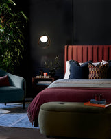 Chloe silver chrome glass LED single drop adjustable pendant light