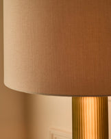 Amalfi olive green glass floor lamp