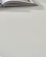 Aria White Oak And Glass 6 Seater Dining Table