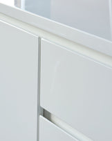 Assi Compact White Gloss Sideboard