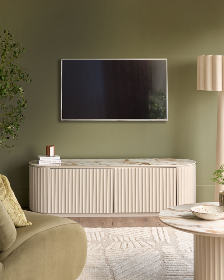 Austin natural ceramic TV unit