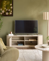 Austin natural ceramic TV unit