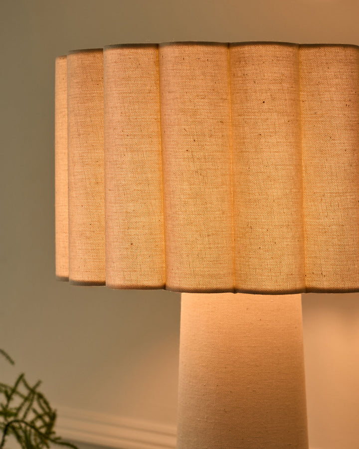 Austin natural linen table lamp