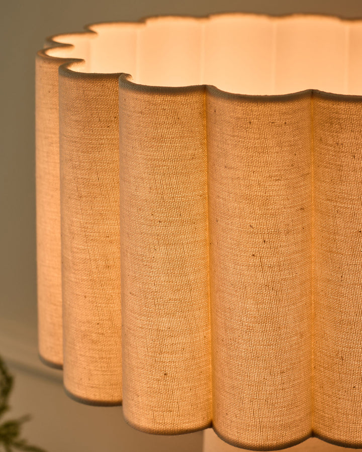 Austin natural linen table lamp