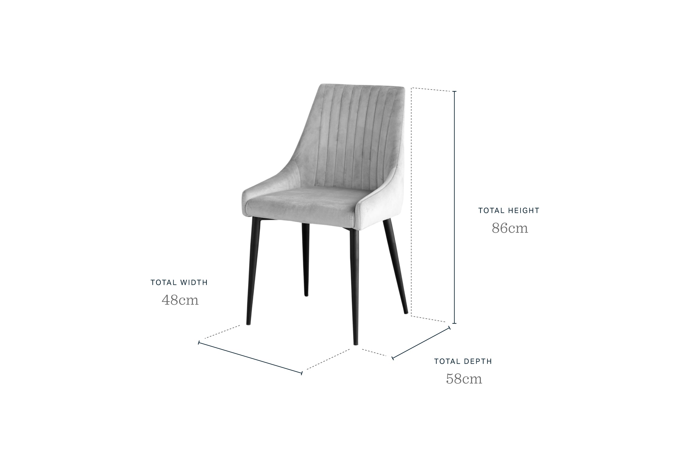 Blakely olive green velvet dining chair
