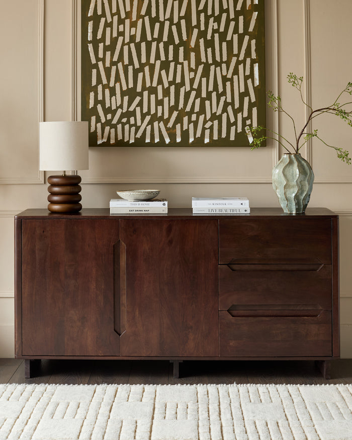 Bryce dark mango wood sideboard