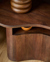 Burleigh dark mango wood side table
