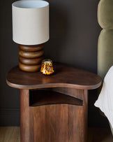 Burleigh dark mango wood side table