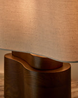 Burleigh natural linen table lamp