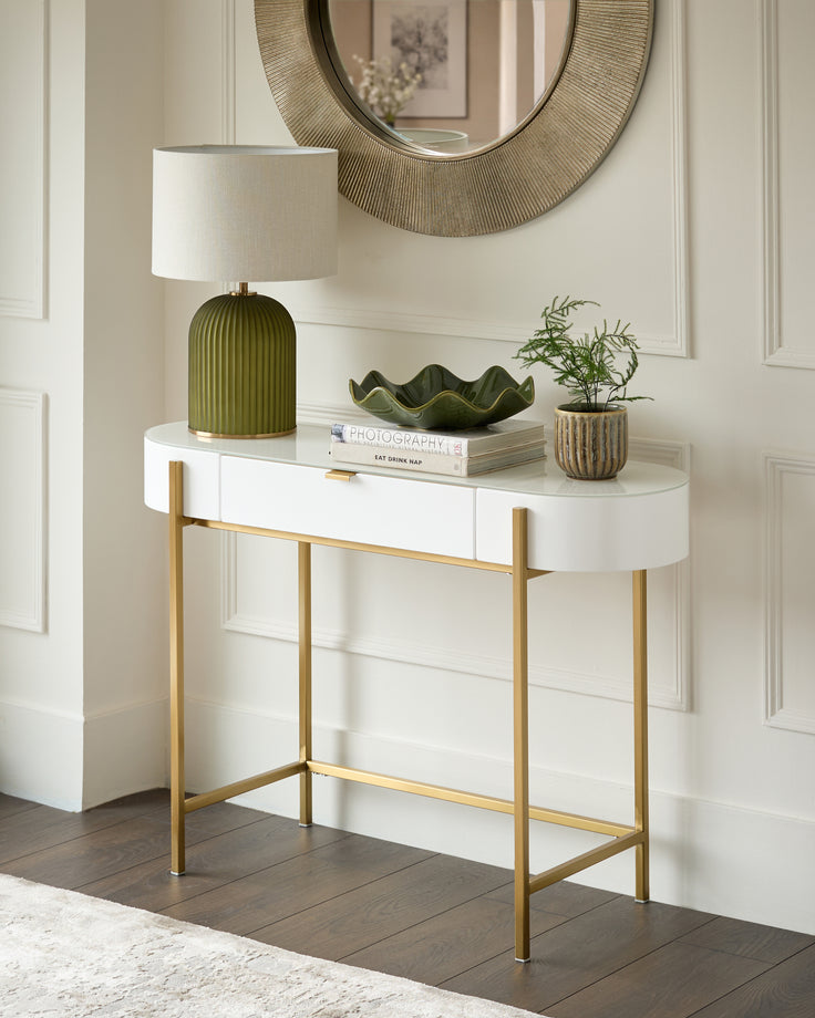 Carmen White Dressing Table