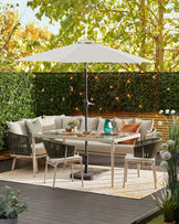 Clarissa under table / free standing garden parasol base