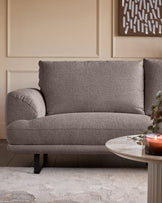 Colette mink chenille right hand corner chaise sofa