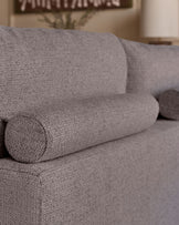 Colette mink chenille right hand corner chaise sofa