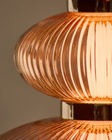 Cynthia champagne glass 3 drop pendant light