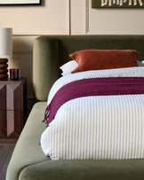 Darla olive green velvet double ottoman storage bed