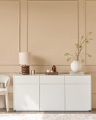 Edie natural ceramic large sideboard