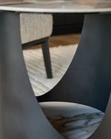 Giotto natural ceramic side table