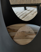 Giotto natural ceramic side table