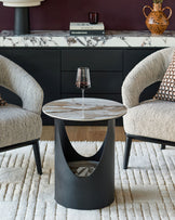 Giotto natural ceramic side table