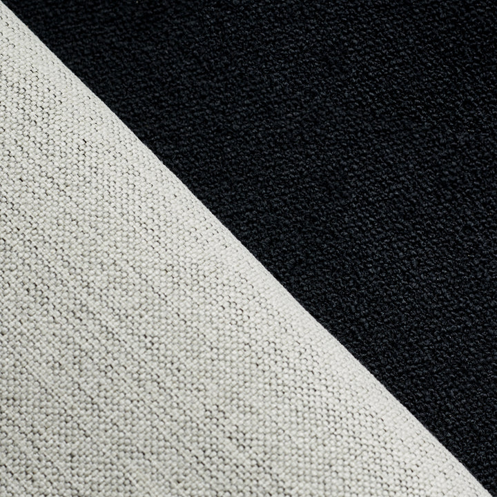 Ivory Dual Tone Fabric and Black Soft Textured Fabric