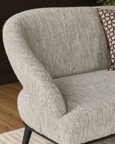 Heath cream boucle accent sofa