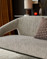 Heath cream boucle accent sofa