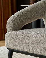 Heath cream boucle accent sofa
