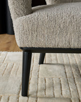 Heath cream boucle accent sofa