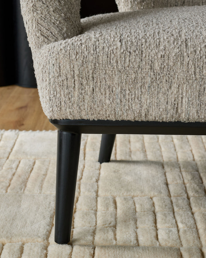 Heath cream boucle accent sofa