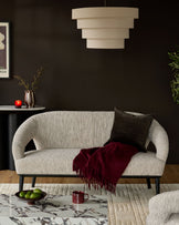 Heath cream boucle accent sofa
