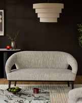 Heath cream boucle accent sofa