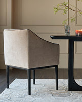 Julep champagne fabric dining chair