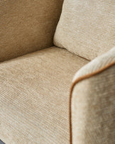 Julep honey fabric dining chair