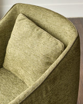 Julep olive green fabric dining chair