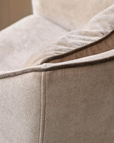 Julep champagne fabric bar stool