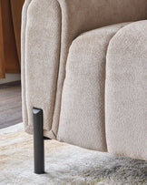 Kendra natural fabric 3 seater sofa