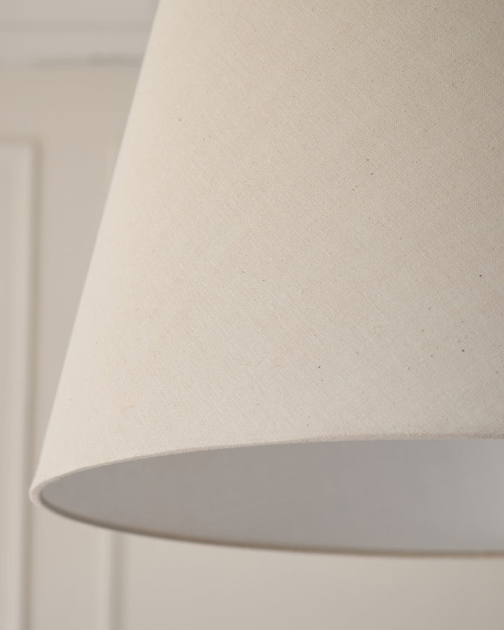 Linden natural linen pendant light