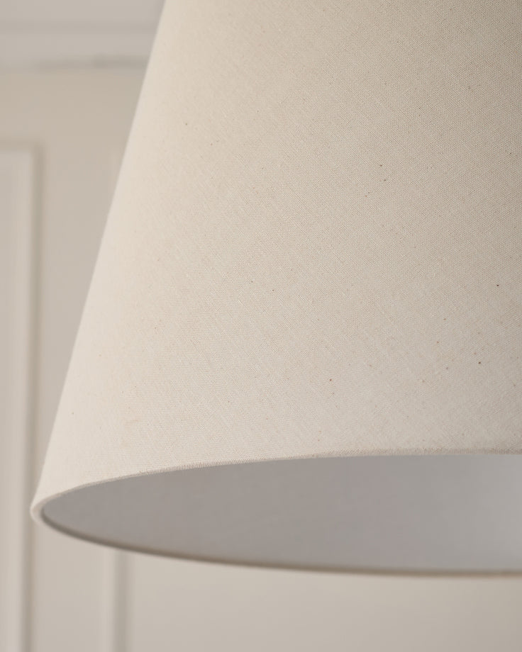 Linden natural linen pendant light
