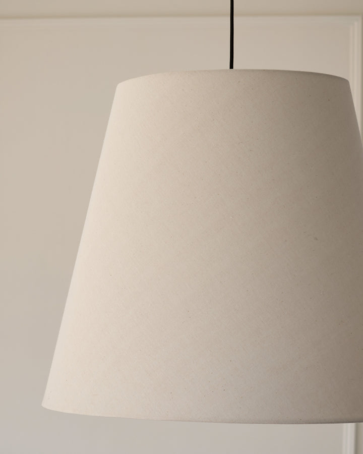 Linden natural linen pendant light