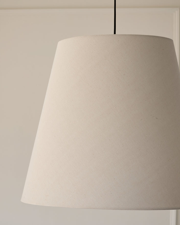 Linden natural linen pendant light