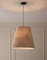 Linden natural linen pendant light