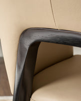 Lucien natural leather dining chair