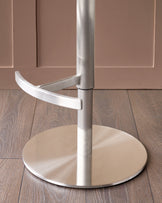 Ludo Teal Fabric Gas Lift Bar Stool