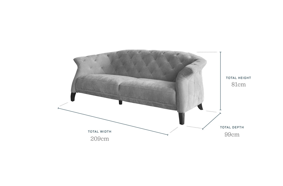 Ghế sofa 2 chỗ ngồi bằng da tự nhiên màu xám sang trọng