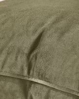 Luca olive green large cushion