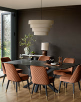 Mae Rust Velvet Dining Chair