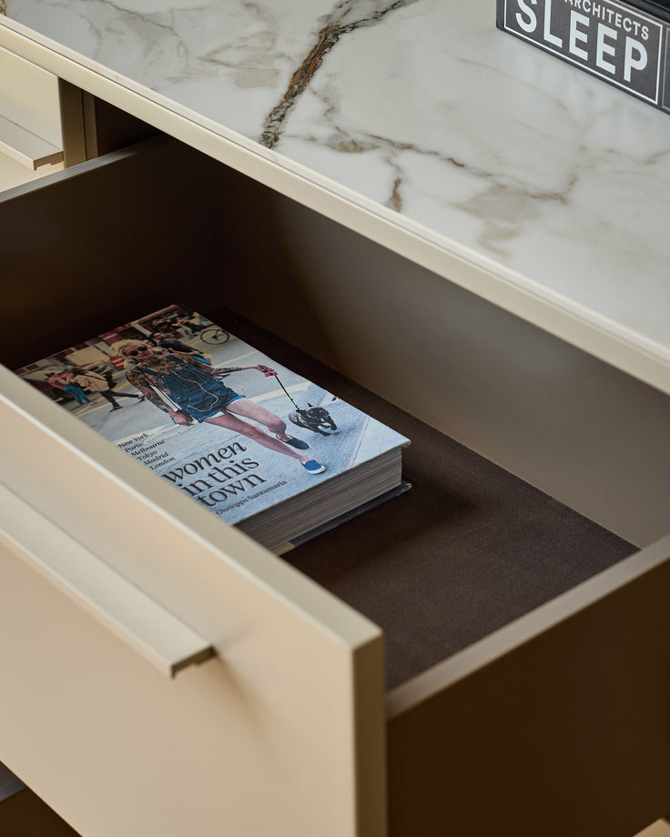 Manhattan natural ceramic chest of drawers