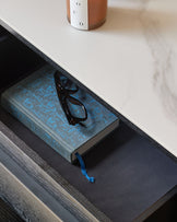 Manhattan white ceramic chest of drawers