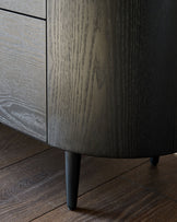 Manhattan white ceramic chest of drawers